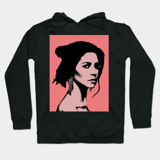 Marina & the Diamonds style pop art Hoodie by soundofpopart